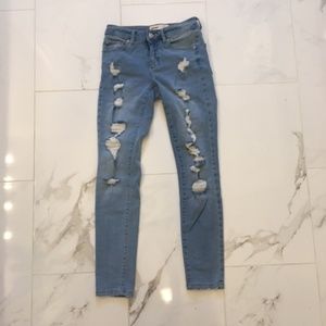 Garage ripped jeans
